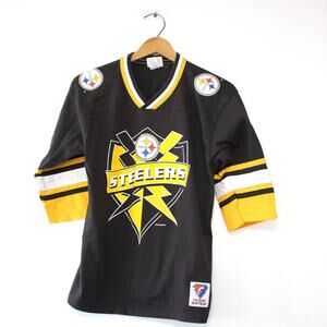 Vintage Kids Pittsburgh Steelers Football T Shirt Large